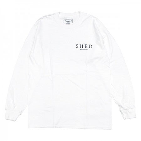 Shed　L/STシャツ　"saf LS"　(White/Black)