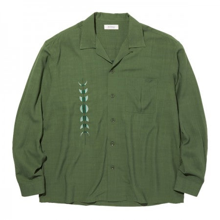 RADIALL　L/Sシャツ　"HARVEST OPEN COLLARED SHIRT L/S"　(Olive)