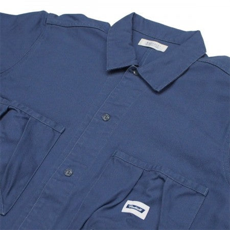 RADIALL　L/Sシャツ　"STEP SIDE REGULAR COLLARED SHIRT L/S"　(Blue)