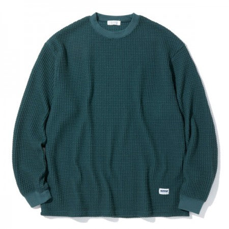 RADIALL　ワッフルL/S　"BIG WAFFLE CREW NECK T-SHIRT L/S"　(Forest Green)