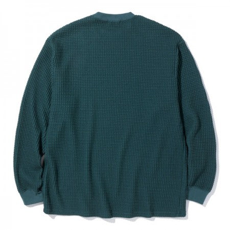 RADIALL　ワッフルL/S　"BIG WAFFLE CREW NECK T-SHIRT L/S"　(Forest Green)