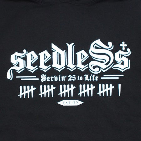 seedleSs　パーカー　"SERVIN' LOGO HOODY"　(Black)