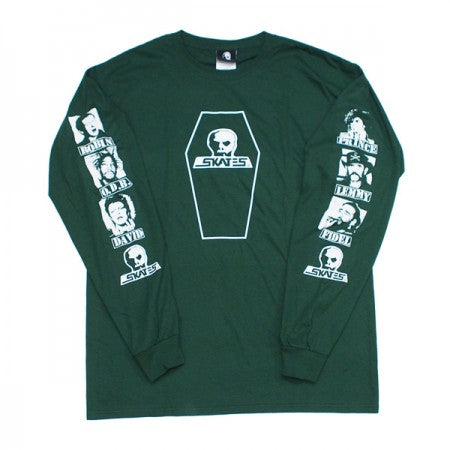 SKULL SKATES　"DEAD GUYS 2000'S ロングスリーブ Tシャツ"　(Green)