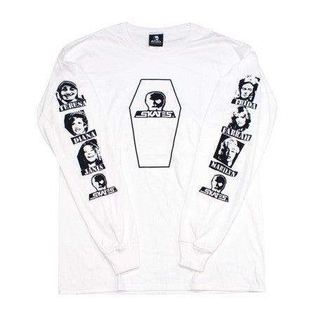 SKULL SKATES　"DEAD GALS ロングスリーブ Tシャツ"　(White)