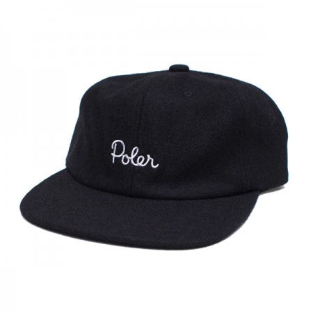 POLeR　キャップ　"WOOL CAP"　(Black)