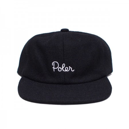 POLeR　キャップ　"WOOL CAP"　(Black)