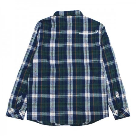 seedleSs　L/Sシャツ　"SD LATEST CHECK NEL SHIRTS"　(Green Check)