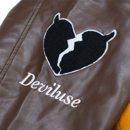 Deviluse　ジャケット　"DVUS STADIUM JKT"　(Gold / Brown)