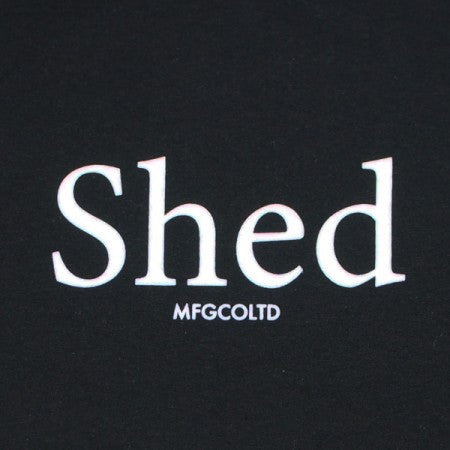 Shed　Tシャツ　"unruffled tee"　(Black)