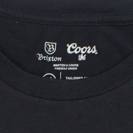 BRIXTON × COORS　Tシャツ　"CASK III S/S PREMIUM TEE"　(Black)