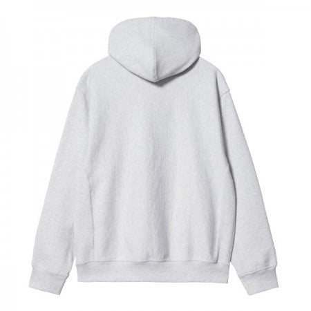 Carhartt WIP　パーカー　"HOODED AMERICAN SCRIPT SWEATSHIRT"　(Ash Heather)