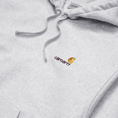 Carhartt WIP　パーカー　"HOODED AMERICAN SCRIPT SWEATSHIRT"　(Ash Heather)