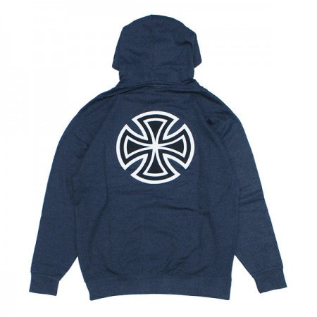 INDEPENDENT　パーカ　"BAR/CROSS PULLOVER HOOD"　(Navy Heather)