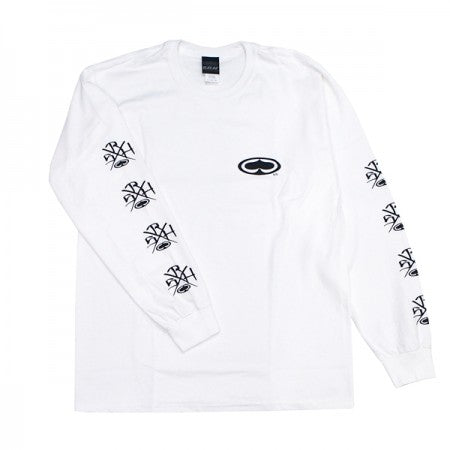 SRH　L/STシャツ　"CROSS SPADE L/S TEE"　(White)