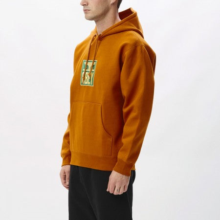 OBEY　パーカ　"STACK PULLOVER HOOD"　(Pumpkin Spice)