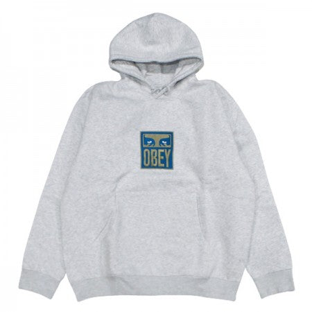 OBEY　パーカ　"STACK PULLOVER HOOD"　(Ash Gray)