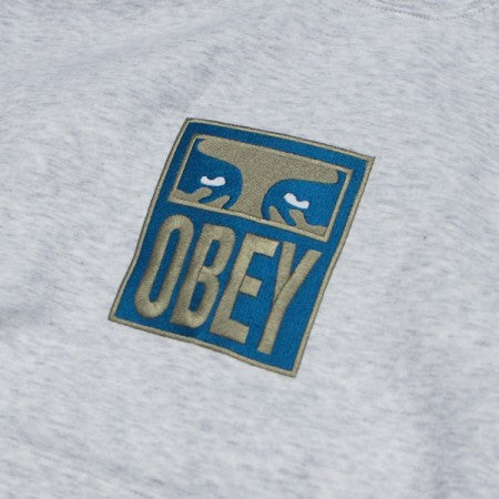 OBEY　パーカ　"STACK PULLOVER HOOD"　(Ash Gray)
