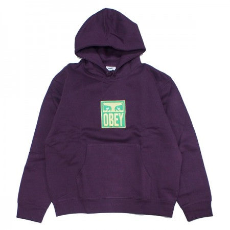 OBEY　パーカ　"STACK PULLOVER HOOD"　(Blackberry Wine)