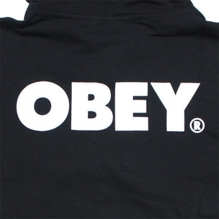 OBEY　パーカ　"OBEY BOLD PULLOVER HOOD"　(Black)