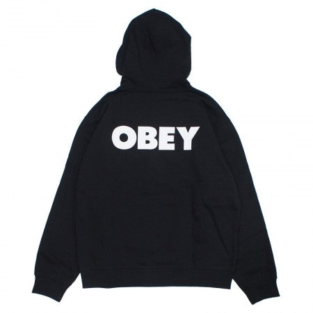 OBEY　パーカー　"OBEY BOLD PULLOVER HOOD"　(Black)