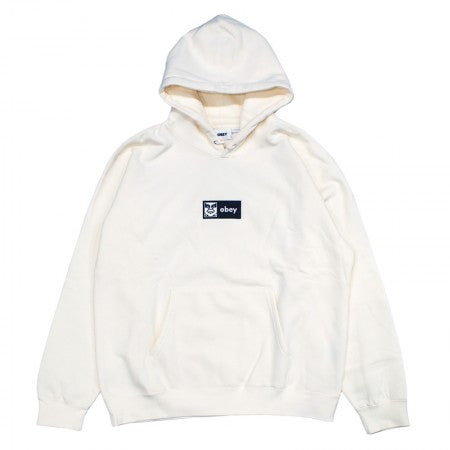 OBEY　パーカー　"ICON EMBROIDRED PULLOVER HOOD"　(Unbleached)