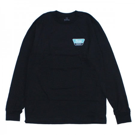 BRIXTON　L/STシャツ　"LINWOOD L/S STANDARD TEE"　(Black)