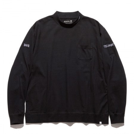 ROARK REVIVAL　L/STシャツ　"B.S.B.T 9.3oz H/W MOCK NECK L/S TEE"　(Black)