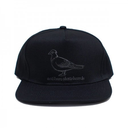 ANTI HERO　キャップ　"LIL PIGEON SNAPBACK CAP"　(Black / Charcoal)