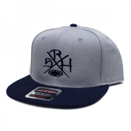 SRH　キャップ　"CROSS SPADE SNAPBACK CAP"　(Navy / Gray)