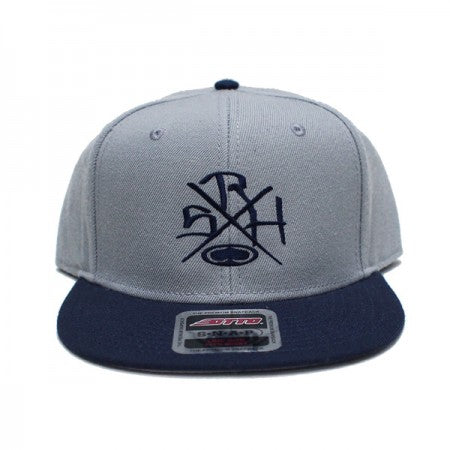 SRH　キャップ　"CROSS SPADE SNAPBACK CAP"　(Navy / Gray)