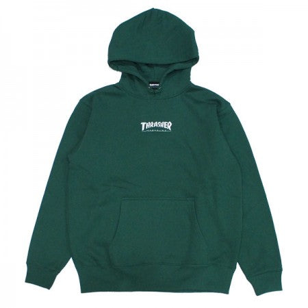 THRASHER　パーカ　"HOMETOWN A HOODIE"　(Ivy Green/White)