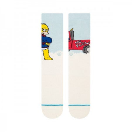 STANCE x THE SIMPSONS　ソックス　"MR PLOW"　(Light Blue)