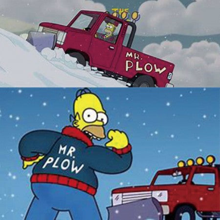 STANCE x THE SIMPSONS　ソックス　"MR PLOW"　(Light Blue)