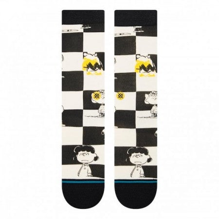 STANCE x PEANUTS　ソックス　"CHECKED"　(Black)