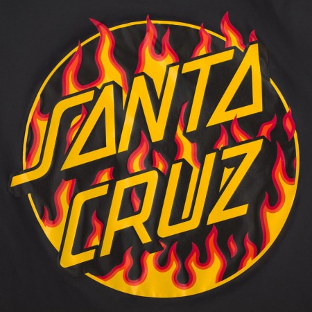 SANTA CRUZ x THRASHER　コラボジャケット　"FLAME DOT COACH JACKET"　(Black)