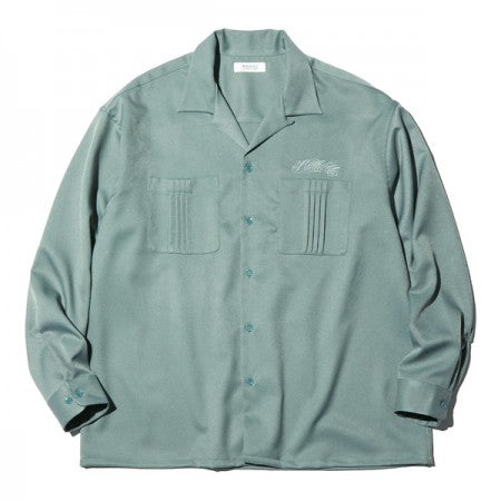 RADIALL　L/Sシャツ　"MONTE CARLO OPEN COLLARED SHIRT L/S"　(Ice Green)