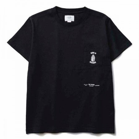 CRIMIE　Tシャツ　"MARIA POCKET T-SHIRT"　(Black)