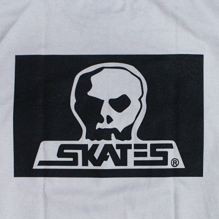 SKULL SKATES　"BOX LOGO ロングスリーブ Tシャツ"　(Silver)