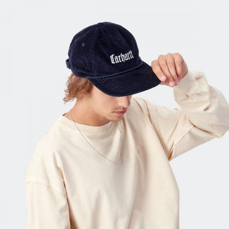 Carhartt WIP　キャップ　"LETTERMAN CAP"　(Dark Navy / Wax)