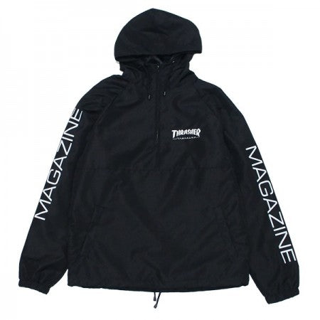 THRASHER　アノラック　"HOMETOWN ANORAK"　(Black/Black)