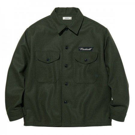 RADIALL　L/Sシャツ　"FLAGS REGULAR COLLARED SHIRT L/S"　(Olive)