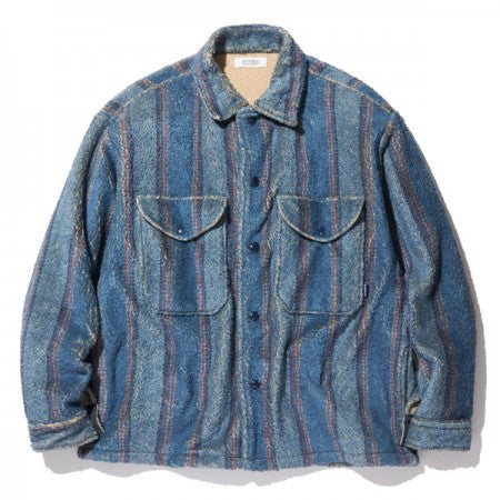 RADIALL　L/Sシャツ　"TRENCH OPEN COLLARED SHIRT L/S"　(Atlantic Blue)