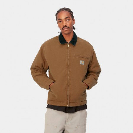 Carhartt WIP　ジャケット　"OG DETROIT JACKET "　(Deep H Brown / Black aged canvas)