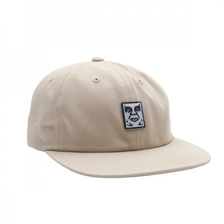 OBEY　キャップ　"ICON PATCH 6 PANEL STRAPBACK CAP"　(Irish Cream)