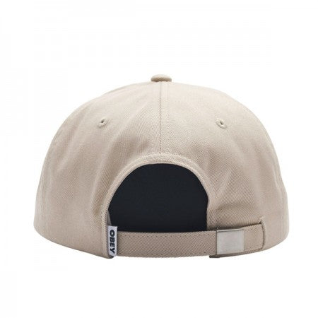 OBEY　キャップ　"ICON PATCH 6 PANEL STRAPBACK CAP"　(Irish Cream)