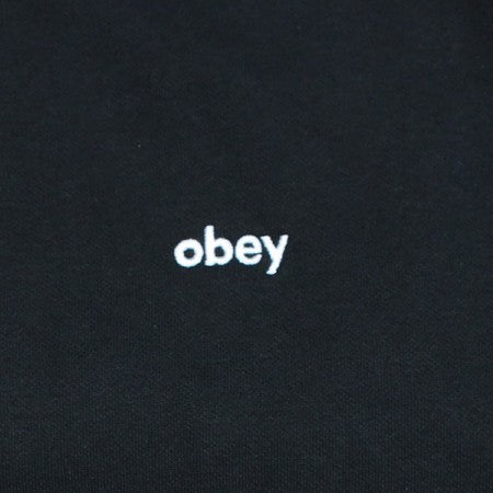 ★30%OFF★ OBEY　クルースウェット　"OBEY TAB CREW SWEAT"　(Black)