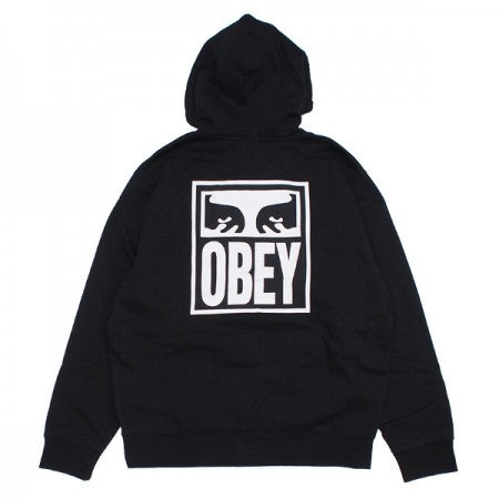 OBEY　パーカー　"OBEY EYES ICON PULLOVER HOOD"　(Black)