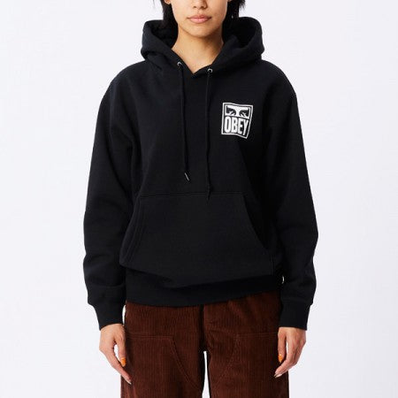 OBEY　パーカー　"OBEY EYES ICON PULLOVER HOOD"　(Black)