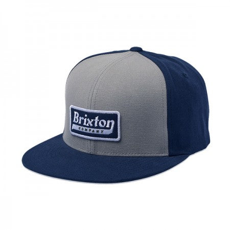 BRIXTON　キャップ　"STEADFAST HP SNAPBACK CAP"　(Washed Navy / Gray)