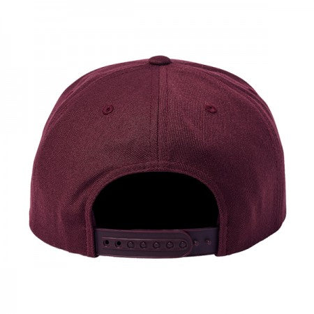 BRIXTON　キャップ　"KIT MP SNAPBACK CAP"　(Mahogany)